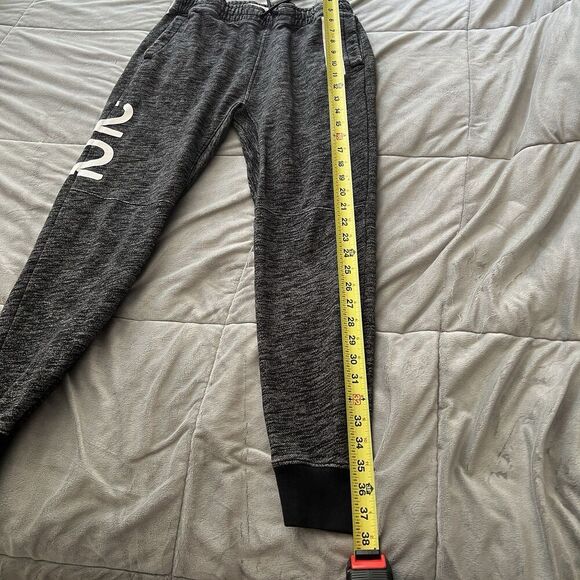 Hollister Joggers Womens Sweat Pants Size Small Gray Logo 22 Pockets Elastic Tie - Picture 5 of 10